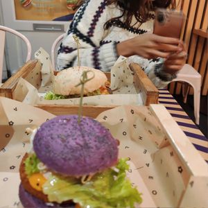  at Flower Burger in Amsterdam