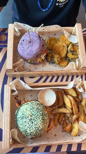   at Flower Burger in Amsterdam