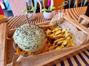  at Flower Burger in Amsterdam