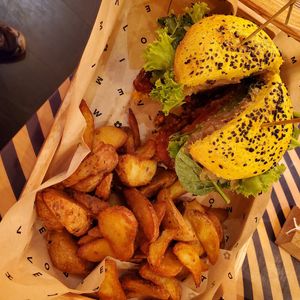  at Flower Burger in Amsterdam