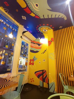 So pretty 😍 at Flower Burger in Amsterdam