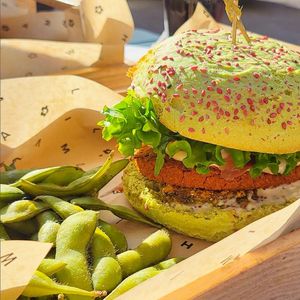  at Flower Burger in Amsterdam