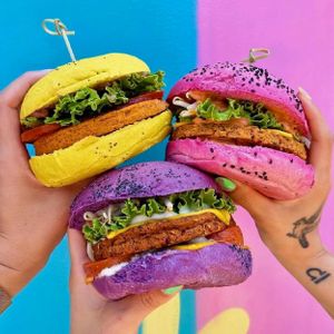  at Flower Burger in Amsterdam