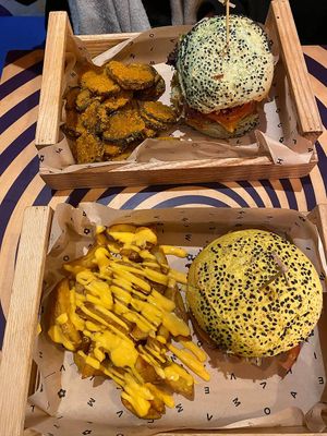   at Flower Burger in Amsterdam