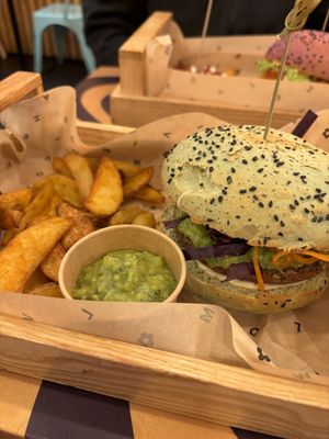   at Flower Burger in Amsterdam