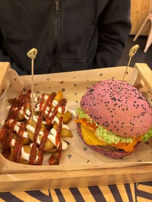   at Flower Burger in Amsterdam