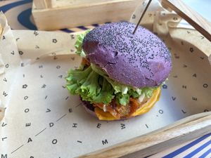   at Flower Burger in Amsterdam