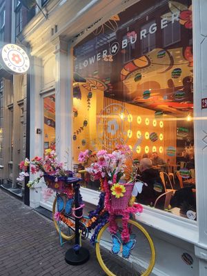  at Flower Burger in Amsterdam