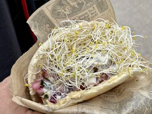 Fakafel  at Falafel Stand in Mallorca