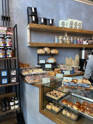 A few vegan options   at Room and Rumours Coffee in Edinburgh