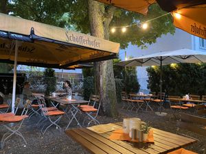 Der Biergarten  at Gaststätte Zur Turnhalle in Limburg
