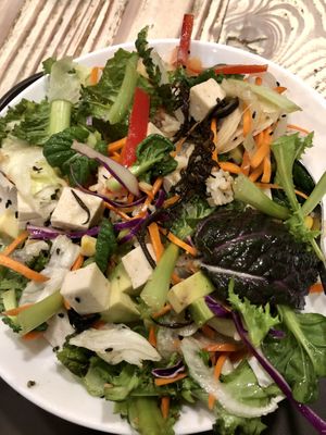 Tofu salad (after mixing) 😋 at Coco Beans in Seoul