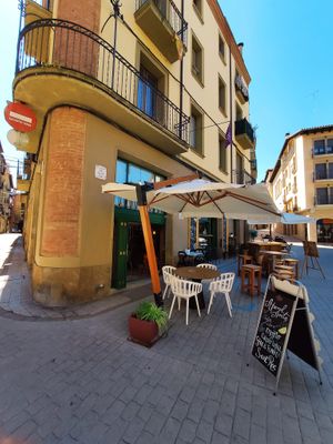La terrassa de La Vermuteria at La Vermuteria in Solsona
