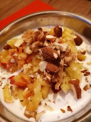 Mus de chia. at La Vermuteria in Solsona