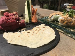 Hummus de Remolatxa at La Vermuteria in Solsona