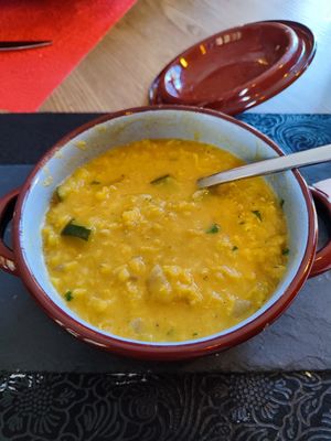 Estofat de llenties i carabassa at La Vermuteria in Solsona