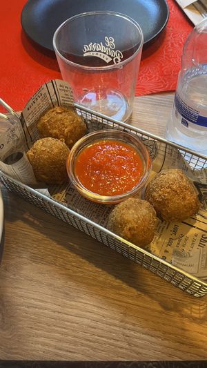 arancini   at La Vermuteria in Solsona