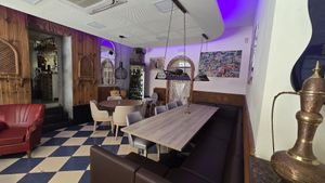 Interior at the back at La Vermuteria in Solsona