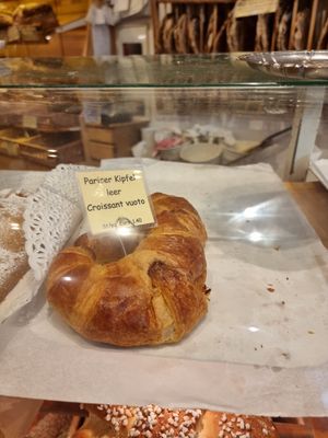 Vegan croissant at Bäckerei Grandi in Bolzano