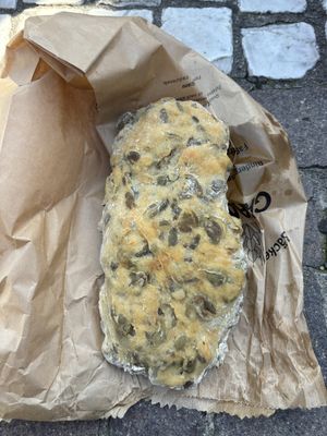 olive bread   at Bäckerei Grandi in Bolzano