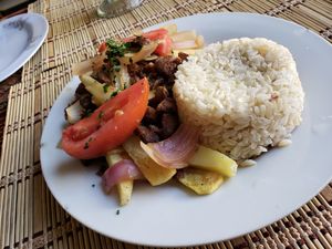 Lunch main at Mandala in Arequipa