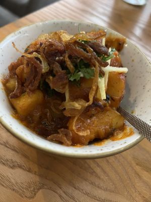 Bombay potato  at Dabbawal in Newcastle Upon Tyne