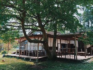 The appearance of the cafe at Rice Terrace Cafe in Isumi