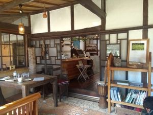 It looks like everything is made with love, including the buildings  at Rice Terrace Cafe in Isumi