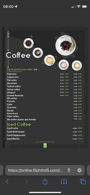 Vegan milks are available  at Juno Coffee & Kitchen House in Gaziantep