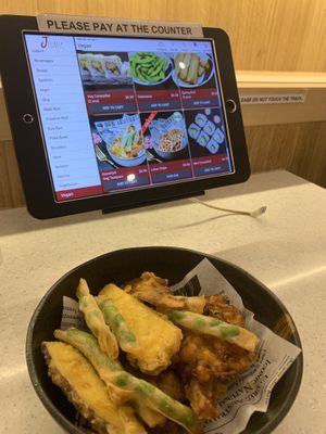  Assorted veg tempura   at J Shinsen Express in Indooroopilly