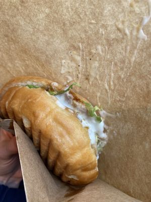 too much sauce in my opinion 🥲  at Panino in Osaka