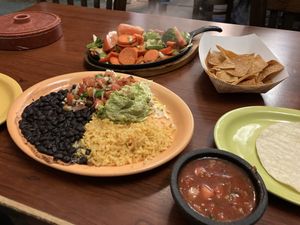 Vegetarian Fajitas. Delicious!!!  at Don Perico in Napa