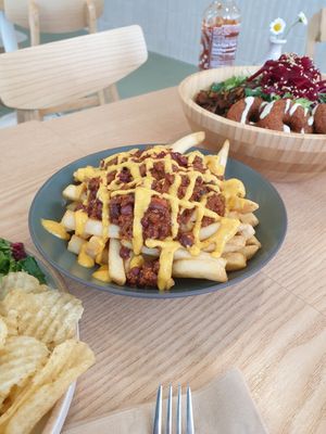 these were great... more cheese would have beem mo' better at Plant Cafe & Kitchen - Yeonnam in Seoul