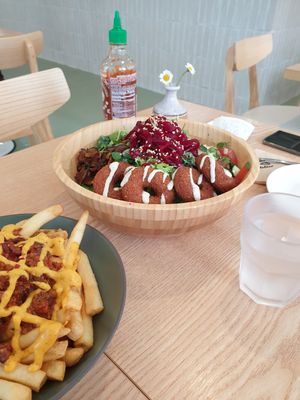 falafel salad at Plant Cafe & Kitchen - Yeonnam in Seoul