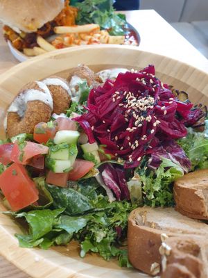 falafel salad at Plant Cafe & Kitchen - Yeonnam in Seoul