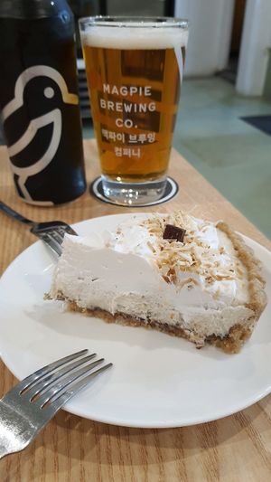 Coconut cream pie at Plant Cafe & Kitchen - Yeonnam in Seoul