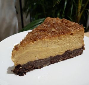 Pumpkin cheesecake at Plant Cafe & Kitchen - Yeonnam in Seoul