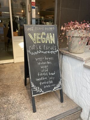Cute signage   at Plant Cafe & Kitchen - Yeonnam in Seoul