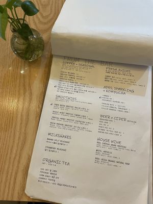Menu - Drinks   at Plant Cafe & Kitchen - Yeonnam in Seoul