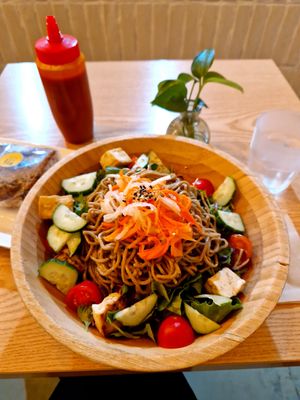 Sesame peanut soba bowl👍 at Plant Cafe & Kitchen - Yeonnam in Seoul