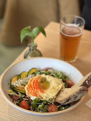 Hummus salad  at Plant Cafe & Kitchen - Yeonnam in Seoul