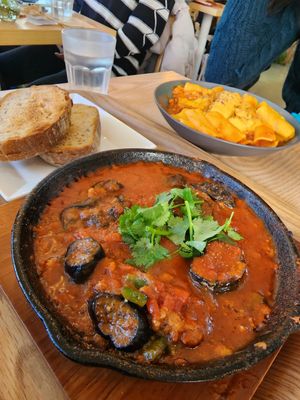 Pasta and eggplant moussaka at Plant Cafe & Kitchen - Yeonnam in Seoul
