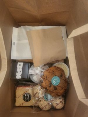 Takeaway plus bribes for co-workers. Plant cookies go far! at Plant Cafe & Kitchen - Yeonnam in Seoul