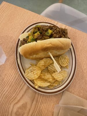 Philly cheesesteak   at Plant Cafe & Kitchen - Yeonnam in Seoul