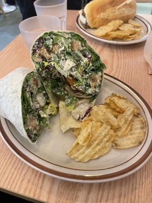Chicken Caesar wrap  at Plant Cafe & Kitchen - Yeonnam in Seoul