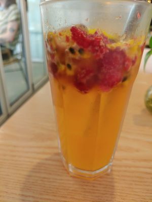 Raspberry and passion fruit ade at Plant Cafe & Kitchen - Yeonnam in Seoul