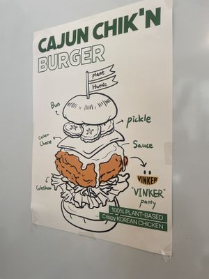 This is nice new burger  at Plant Cafe & Kitchen - Yeonnam in Seoul