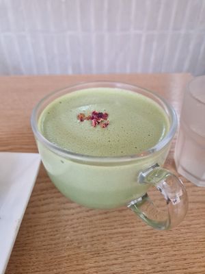 Green Matcha Latte at Plant Cafe & Kitchen - Yeonnam in Seoul
