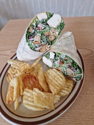 Tofu Cesaer Wrap 10/10 at Plant Cafe & Kitchen - Yeonnam in Seoul