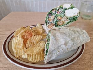 Tofu Cesaer Wrap 10/10 at Plant Cafe & Kitchen - Yeonnam in Seoul